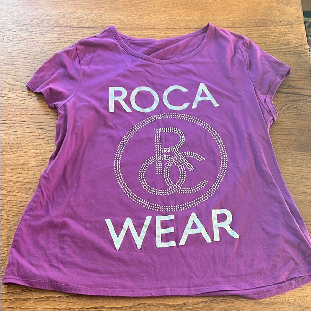 Rocawear Purple Short Sleeve Tee with Logo